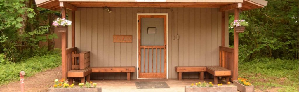 Cascara cabin at Camp Lutherwood Oregon