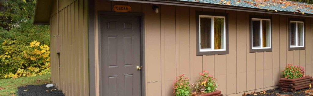 Dorm cabins at Camp Lutherwood Oregon