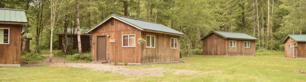 Upper cabins at Camp Lutherwood Oregon