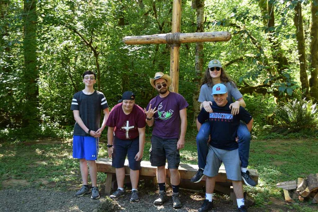 Summer staff at Lower Campfire