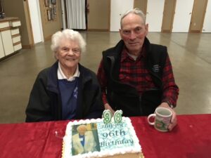 Jack Guthrie at a birthday party