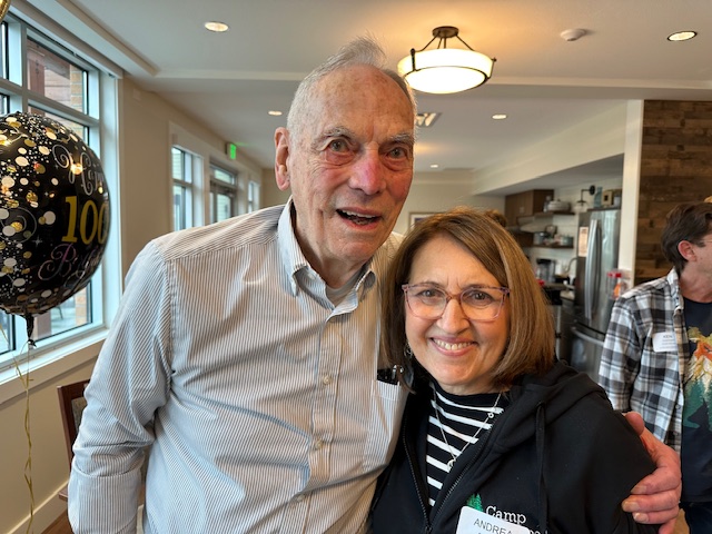 Jack Guthrie with former Executive Director Andrea Scofield
